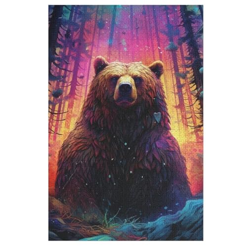 Puzzle Für Erwachsene 1000 Teiliges Bär Puzzles Holzbrettpuzzles Denksportaufgaben Für Kinder 78×53cm Puzzle Für Erwachsene 1000 Teiliges Bär Puzzles Holzbrettpuzzles Denksportaufgaben Für Kinder 78×53cm von LLXXHH