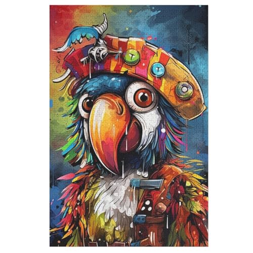 Puzzle Für Erwachsene 1000 Teiliges Papagei Puzzles Holzbrettpuzzles Denksportaufgaben Für Kinder 78×53cm Puzzle Für Erwachsene 1000 Teiliges Papagei Puzzles Holzbrettpuzzles Denksportaufgaben Für Kinder 78×53cm von LLXXHH