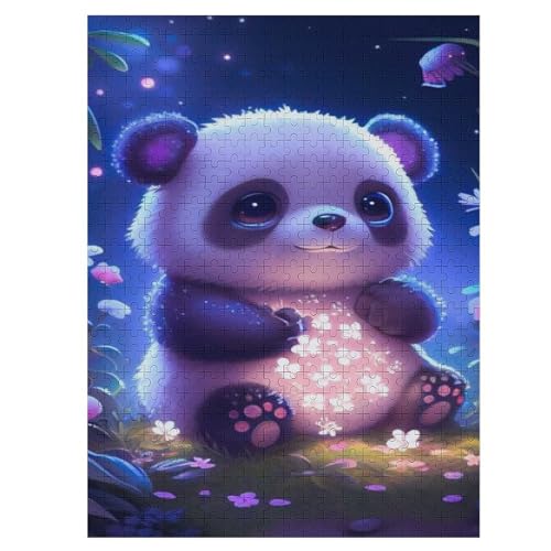 Puzzle Für Kinder, Panda -Puzzles Für Erwachsene, 500-teiliges Holzpuzzle Für Jugendliche Und Erwachsene, Tolles 55×41cm Puzzle Für Kinder, Panda -Puzzles Für Erwachsene, 500-teiliges Holzpuzzle Für Jugendliche Und Erwachsene, Tolles 55×41cm von LLXXHH