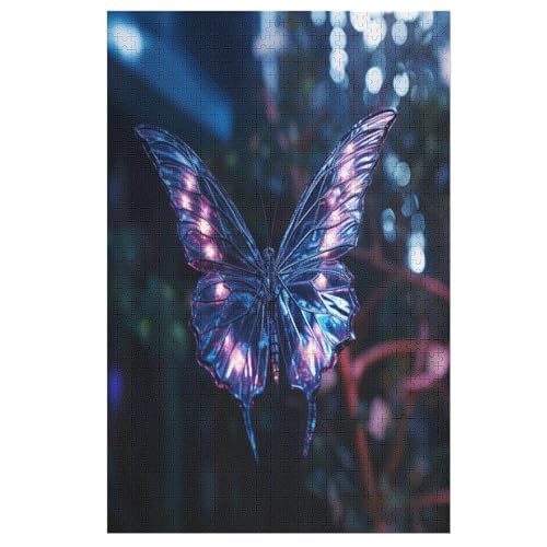 Puzzle Schmetterling, 1000 Puzzleteile Für Kinder, Holzpuzzles, Geeignet Für Erwachsene Lernspiel, 78×53cm Puzzle Schmetterling, 1000 Puzzleteile Für Kinder, Holzpuzzles, Geeignet Für Erwachsene Lernspiel, 78×53cm von LLXXHH