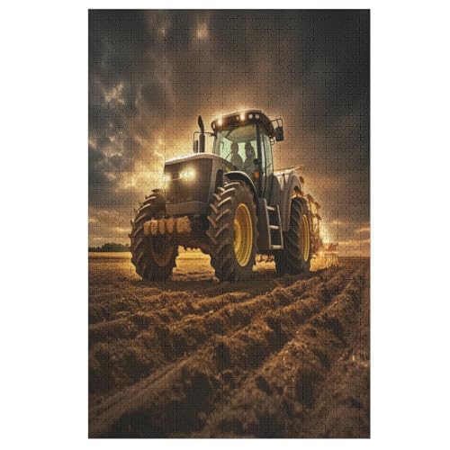 Puzzle Traktor, 1000 Puzzleteile Für Kinder, Holzpuzzles, Geeignet Für Erwachsene Lernspiel, 78×53cm Puzzle Traktor, 1000 Puzzleteile Für Kinder, Holzpuzzles, Geeignet Für Erwachsene Lernspiel, 78×53cm von LLXXHH