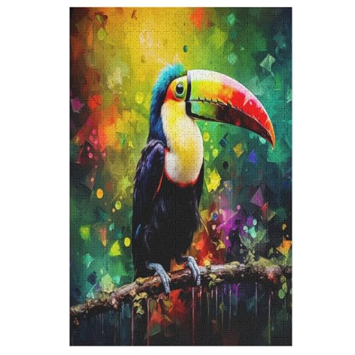 Puzzle Tukane, 1000 Puzzleteile Für Kinder, Holzpuzzles, Geeignet Für Erwachsene Lernspiel, 78×53cm Puzzle Tukane, 1000 Puzzleteile Für Kinder, Holzpuzzles, Geeignet Für Erwachsene Lernspiel, 78×53cm von LLXXHH