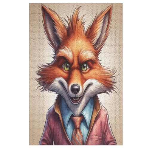 Puzzles Fuchs, 1000 Teile, Puzzle Aus Holz Für Erwachsene Und Kinder Ab 12 Jahren, Lernspielzeug 78×53cm Puzzles Fuchs, 1000 Teile, Puzzle Aus Holz Für Erwachsene Und Kinder Ab 12 Jahren, Lernspielzeug 78×53cm von LLXXHH