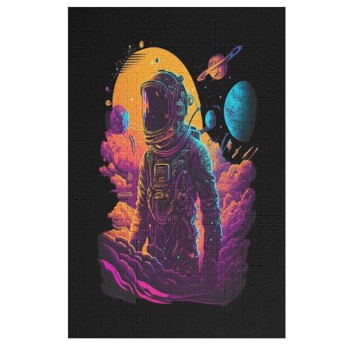Puzzles Für Erwachsene, 1000 Teile, Astronaut, Kreative Holzpuzzles, Praktisches Spiel, Familiendekoration 78×53cm Puzzles Für Erwachsene, 1000 Teile, Astronaut, Kreative Holzpuzzles, Praktisches Spiel, Familiendekoration 78×53cm von LLXXHH
