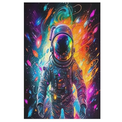 Puzzles Für Erwachsene, 1000 Teile, Astronaut, Kreative Holzpuzzles, Praktisches Spiel, Familiendekoration 78×53cm Puzzles Für Erwachsene, 1000 Teile, Astronaut, Kreative Holzpuzzles, Praktisches Spiel, Familiendekoration 78×53cm von LLXXHH