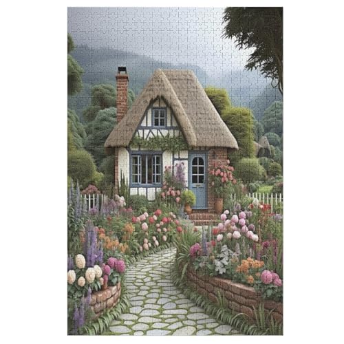 Puzzles Für Erwachsene, 1000 Teile, Bergdorfhütte, Kreative Holzpuzzles, Praktisches Spiel, Familiendekoration 78×53cm Puzzles Für Erwachsene, 1000 Teile, Bergdorfhütte, Kreative Holzpuzzles, Praktisches Spiel, Familiendekoration 78×53cm von LLXXHH