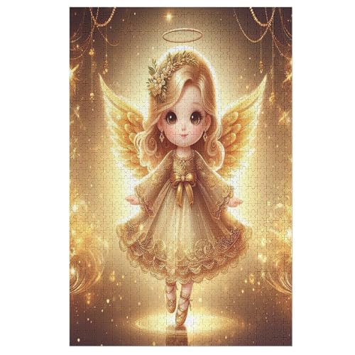 Puzzles Für Erwachsene, 1000 Teile, Cute Little Engel, Kreative Holzpuzzles, Praktisches Spiel, Familiendekoration 78×53cm Puzzles Für Erwachsene, 1000 Teile, Cute Little Engel, Kreative Holzpuzzles, Praktisches Spiel, Familiendekoration 78×53cm von LLXXHH