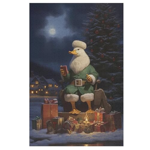 Puzzles Für Erwachsene, 1000 Teile, Ente, Kreative Holzpuzzles, Praktisches Spiel, Familiendekoration 78×53cm Puzzles Für Erwachsene, 1000 Teile, Ente, Kreative Holzpuzzles, Praktisches Spiel, Familiendekoration 78×53cm von LLXXHH