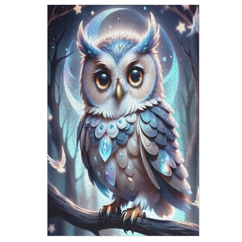 Puzzles Für Erwachsene, 1000 Teile, Eule, Kreative Holzpuzzles, Praktisches Spiel, Familiendekoration 78×53cm Puzzles Für Erwachsene, 1000 Teile, Eule, Kreative Holzpuzzles, Praktisches Spiel, Familiendekoration 78×53cm von LLXXHH
