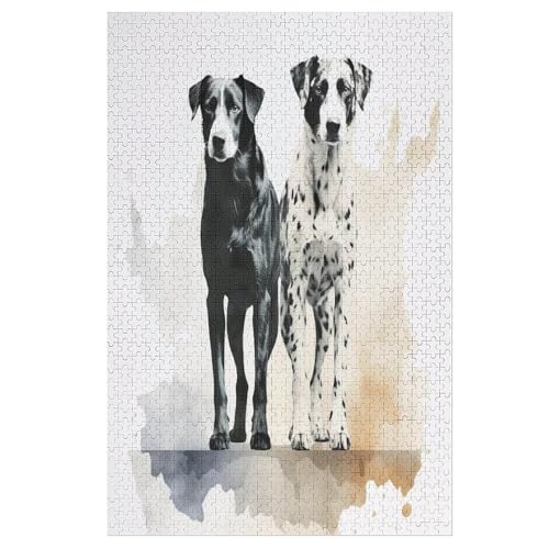 Puzzles Für Erwachsene, 1000 Teile, Hund, Kreative Holzpuzzles, Praktisches Spiel, Familiendekoration 78×53cm Puzzles Für Erwachsene, 1000 Teile, Hund, Kreative Holzpuzzles, Praktisches Spiel, Familiendekoration 78×53cm von LLXXHH