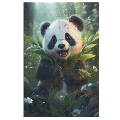 Puzzles Für Erwachsene, 1000 Teile, Panda, Kreative Holzpuzzles, Praktisches Spiel, Familiendekoration 78×53cm Puzzles Für Erwachsene, 1000 Teile, Panda, Kreative Holzpuzzles, Praktisches Spiel, Familiendekoration 78×53cm von LLXXHH