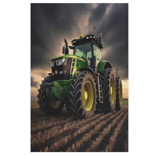 Puzzles Für Erwachsene, 1000 Teile, Traktor, Kreative Holzpuzzles, Praktisches Spiel, Familiendekoration 78×53cm Puzzles Für Erwachsene, 1000 Teile, Traktor, Kreative Holzpuzzles, Praktisches Spiel, Familiendekoration 78×53cm von LLXXHH