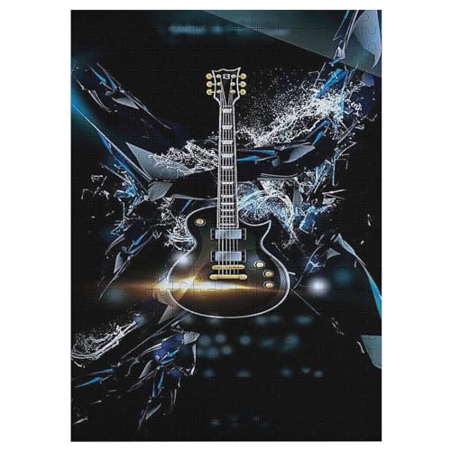 Puzzles Für Erwachsene, 300 Teile, Gitarren, Kreative Holzpuzzles, Praktisches Spiel, Familiendekoration 42×30cm Puzzles Für Erwachsene, 300 Teile, Gitarren, Kreative Holzpuzzles, Praktisches Spiel, Familiendekoration 42×30cm von LLXXHH