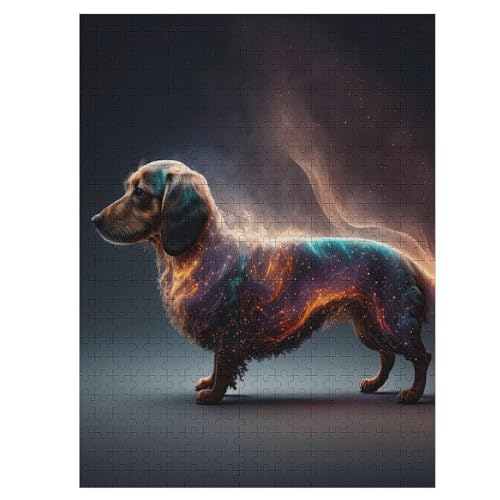 Puzzles Für Erwachsene, 500 Teile, Dackel, Kreative Holzpuzzles, Praktisches Spiel, Familiendekoration 55×41cm Puzzles Für Erwachsene, 500 Teile, Dackel, Kreative Holzpuzzles, Praktisches Spiel, Familiendekoration 55×41cm von LLXXHH