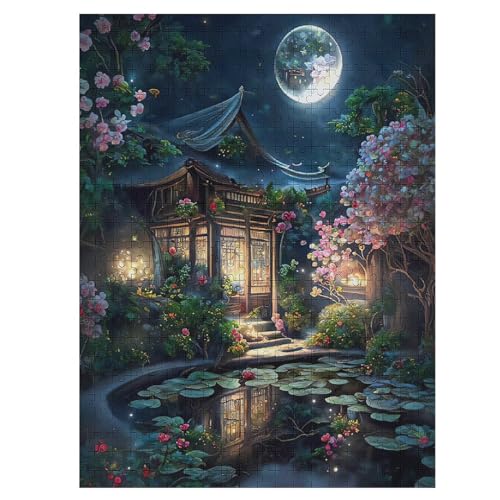 Puzzles Für Erwachsene, 500 Teile, Japan Style, Kreative Holzpuzzles, Praktisches Spiel, Familiendekoration 55×41cm Puzzles Für Erwachsene, 500 Teile, Japan Style, Kreative Holzpuzzles, Praktisches Spiel, Familiendekoration 55×41cm von LLXXHH