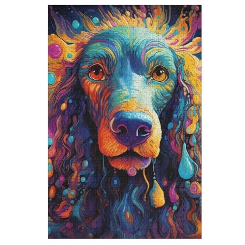 Puzzles Für Erwachsene, Hund Puzzle, 1000 Teile, Kreatives, Geistiges Spielzeug, Kinder, Montagespiele 78×53cm von LLXXHH