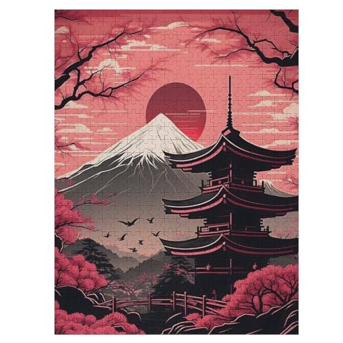 Puzzles Für Erwachsene, Japan Style Puzzle, 500 Teile, Kreatives, Geistiges Spielzeug, Kinder, Montagespiele 55×41cm Puzzles Für Erwachsene, Japan Style Puzzle, 500 Teile, Kreatives, Geistiges Spielzeug, Kinder, Montagespiele 55×41cm von LLXXHH