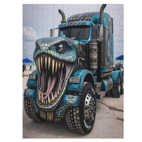 Puzzles Für Erwachsene, LKW Puzzle, 500 Teile, Kreatives, Geistiges Spielzeug, Kinder, Montagespiele 55×41cm Puzzles Für Erwachsene, LKW Puzzle, 500 Teile, Kreatives, Geistiges Spielzeug, Kinder, Montagespiele 55×41cm von LLXXHH