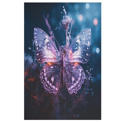 Puzzles Für Erwachsene, Schmetterling Puzzle, 1000 Teile, Kreatives, Geistiges Spielzeug, Kinder, Montagespiele 78×53cm Puzzles Für Erwachsene, Schmetterling Puzzle, 1000 Teile, Kreatives, Geistiges Spielzeug, Kinder, Montagespiele 78×53cm von LLXXHH