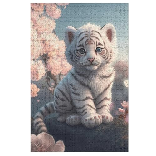 Puzzles Für Erwachsene, Tiger Puzzle, 1000 Teile, Kreatives, Geistiges Spielzeug, Kinder, Montagespiele 78×53cm Puzzles Für Erwachsene, Tiger Puzzle, 1000 Teile, Kreatives, Geistiges Spielzeug, Kinder, Montagespiele 78×53cm von LLXXHH