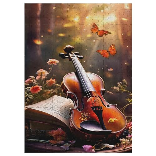 Puzzles Für Erwachsene, Violine Puzzle, 300 Teile, Kreatives, Geistiges Spielzeug, Kinder, Montagespiele 42×30cm Puzzles Für Erwachsene, Violine Puzzle, 300 Teile, Kreatives, Geistiges Spielzeug, Kinder, Montagespiele 42×30cm von LLXXHH