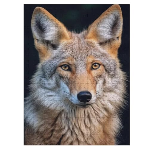 Puzzles Für Erwachsene, Wolf Puzzle, 500 Teile, Kreatives, Geistiges Spielzeug, Kinder, Montagespiele 55×41cm Puzzles Für Erwachsene, Wolf Puzzle, 500 Teile, Kreatives, Geistiges Spielzeug, Kinder, Montagespiele 55×41cm von LLXXHH