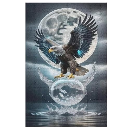 Puzzles Für Erwachsene Adler,1000-teilige Puzzle Für Kinder Ab 12 Jahren, Holzpuzzles Für Die Heimdekoration, 78×53cm Puzzles Für Erwachsene Adler,1000-teilige Puzzle Für Kinder Ab 12 Jahren, Holzpuzzles Für Die Heimdekoration, 78×53cm von LLXXHH