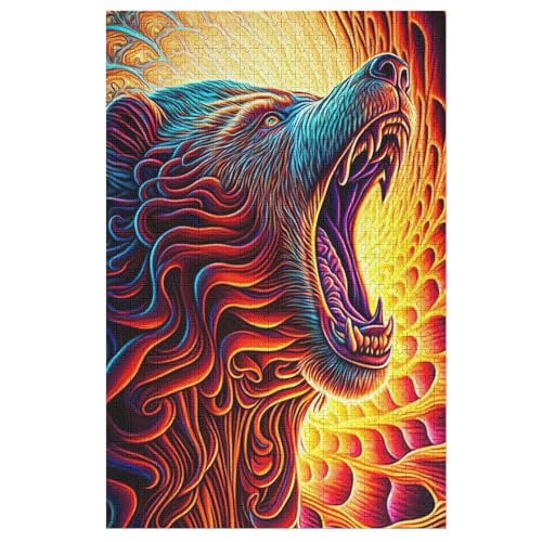 Puzzles Für Erwachsene Bär,1000-teilige Puzzle Für Kinder Ab 12 Jahren, Holzpuzzles Für Die Heimdekoration, 78×53cm Puzzles Für Erwachsene Bär,1000-teilige Puzzle Für Kinder Ab 12 Jahren, Holzpuzzles Für Die Heimdekoration, 78×53cm von LLXXHH