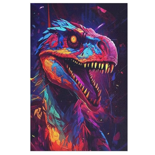 Puzzles Für Erwachsene Dinosaurier,1000-teilige Puzzle Für Erwachsene Und Kinder Ab 12 Jahren, Holzpuzzles Für Die Heimdekoration, 78×53cm Puzzles Für Erwachsene Dinosaurier,1000-teilige Puzzle Für Erwachsene Und Kinder Ab 12 Jahren, Holzpuzzles Für Die Heimdekoration, 78×53cm von LLXXHH