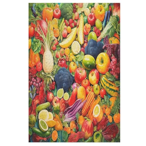 Puzzles Für Erwachsene Frucht,1000-teilige Puzzle Für Kinder Ab 12 Jahren, Holzpuzzles Für Die Heimdekoration, 78×53cm Puzzles Für Erwachsene Frucht,1000-teilige Puzzle Für Kinder Ab 12 Jahren, Holzpuzzles Für Die Heimdekoration, 78×53cm von LLXXHH