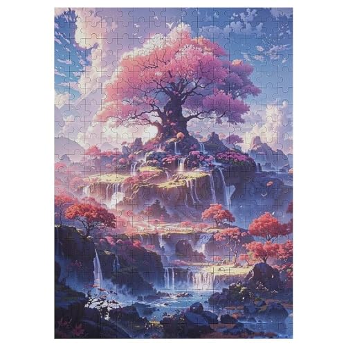 Puzzles Für Erwachsene Japan Style, 300 Teile, Puzzle Aus Holz Für Erwachsene Und Kinder Ab 12 Jahren, Lernspielzeug 42×30cm von LLXXHH