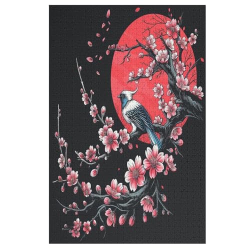 Puzzles Für Erwachsene Kirschbaumkunst Japan, 1000 Teile, Puzzle Aus Holz Für Erwachsene Und Kinder Ab 12 Jahren, Lernspielzeug 78×53cm Puzzles Für Erwachsene Kirschbaumkunst Japan, 1000 Teile, Puzzle Aus Holz Für Erwachsene Und Kinder Ab 12 Jahren, Lernspielzeug 78×53cm von LLXXHH