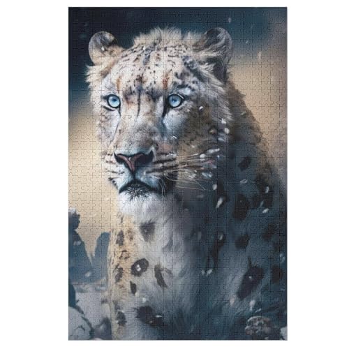 Puzzles Für Erwachsene Leopard,1000-teilige Puzzle Für Kinder Ab 12 Jahren, Holzpuzzles Für Die Heimdekoration, 78×53cm Puzzles Für Erwachsene Leopard,1000-teilige Puzzle Für Kinder Ab 12 Jahren, Holzpuzzles Für Die Heimdekoration, 78×53cm von LLXXHH