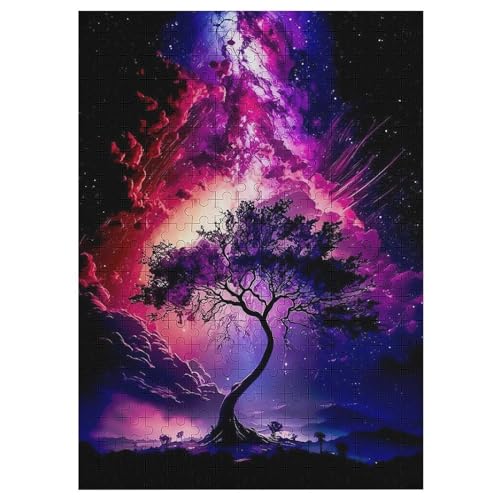 Puzzles Für Erwachsene Raum des Baumes, 300 Teile, Puzzle Aus Holz Für Erwachsene Und Kinder Ab 12 Jahren, Lernspielzeug 42×30cm von LLXXHH