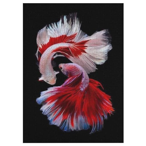 Puzzles Für Erwachsene Und Kinder, GoldFisch -Puzzle, 300 Teile, Kreative Holzpuzzles,Für Erwaschsene, Geschenke 42×30cm Puzzles Für Erwachsene Und Kinder, GoldFisch -Puzzle, 300 Teile, Kreative Holzpuzzles,Für Erwaschsene, Geschenke 42×30cm von LLXXHH