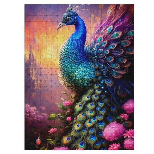 Puzzles Für Erwachsene: Pfau, 500-teiliges Holzpuzzle Für Erwachsene Und Kinder Ab 12 Jahren. Tolles Geschenk Für Erwachsene 55×41cm Puzzles Für Erwachsene: Pfau, 500-teiliges Holzpuzzle Für Erwachsene Und Kinder Ab 12 Jahren. Tolles Geschenk Für Erwachsene 55×41cm von LLXXHH