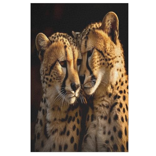 Puzzles Leopard, 1000 Teile, Puzzle Aus Holz Für Erwachsene Und Kinder Ab 12 Jahren, Lernspielzeug 78×53cm Puzzles Leopard, 1000 Teile, Puzzle Aus Holz Für Erwachsene Und Kinder Ab 12 Jahren, Lernspielzeug 78×53cm von LLXXHH