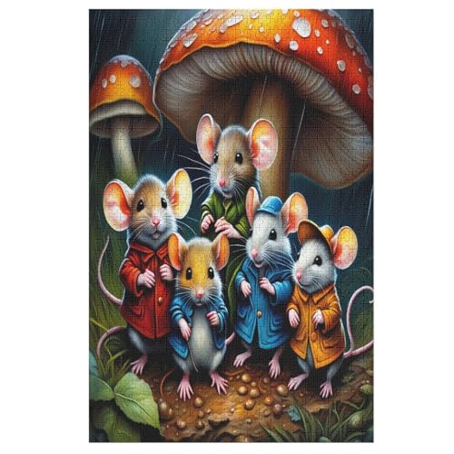Puzzles Maus, 1000 Teile, Puzzle Aus Holz Für Erwachsene Und Kinder Ab 12 Jahren, Lernspielzeug 78×53cm Puzzles Maus, 1000 Teile, Puzzle Aus Holz Für Erwachsene Und Kinder Ab 12 Jahren, Lernspielzeug 78×53cm von LLXXHH
