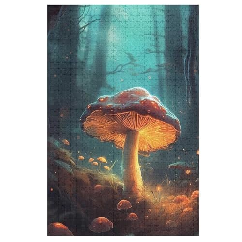 Puzzles Pilz, 1000 Teile, Puzzle Aus Holz Für Erwachsene Und Kinder Ab 12 Jahren, Lernspielzeug 78×53cm Puzzles Pilz, 1000 Teile, Puzzle Aus Holz Für Erwachsene Und Kinder Ab 12 Jahren, Lernspielzeug 78×53cm von LLXXHH