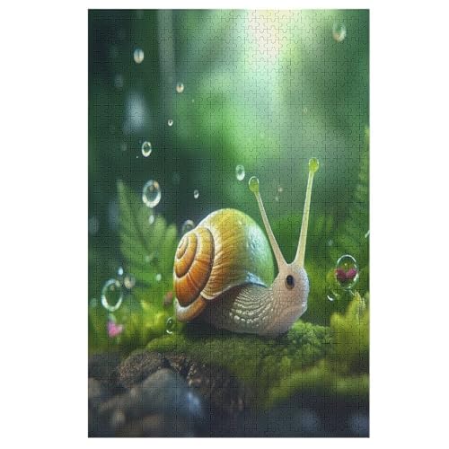 Puzzles Schnecken, 1000 Teile, Puzzle Aus Holz Für Erwachsene Und Kinder Ab 12 Jahren, Lernspielzeug 78×53cm Puzzles Schnecken, 1000 Teile, Puzzle Aus Holz Für Erwachsene Und Kinder Ab 12 Jahren, Lernspielzeug 78×53cm von LLXXHH