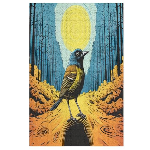 Puzzles Vogel, 1000 Teile, Puzzle Aus Holz Für Erwachsene Und Kinder Ab 12 Jahren, Lernspielzeug 78×53cm Puzzles Vogel, 1000 Teile, Puzzle Aus Holz Für Erwachsene Und Kinder Ab 12 Jahren, Lernspielzeug 78×53cm von LLXXHH