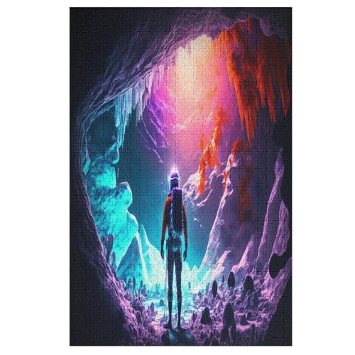 Puzzles Weltraumhöhle, 1000 Teile, Puzzle Aus Holz Für Erwachsene Und Kinder Ab 12 Jahren, Lernspielzeug 78×53cm Puzzles Weltraumhöhle, 1000 Teile, Puzzle Aus Holz Für Erwachsene Und Kinder Ab 12 Jahren, Lernspielzeug 78×53cm von LLXXHH