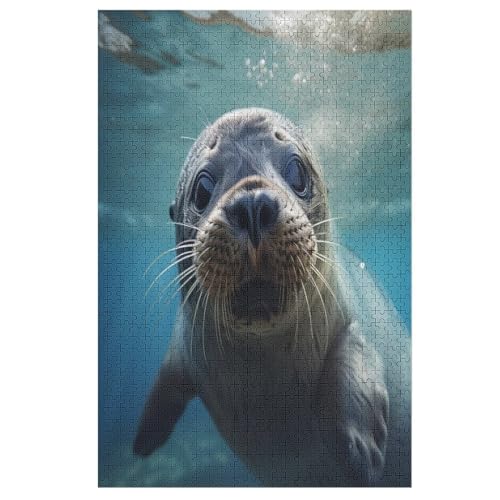 Robbe Puzzles 1000 Teile Erwachsener Kniffel Spaß Für Die Ganze Familie, Holzpuzzle Kinder Erwachsene, Impossible Puzzle Schwer 78×53cm Robbe Puzzles 1000 Teile Erwachsener Kniffel Spaß Für Die Ganze Familie, Holzpuzzle Kinder Erwachsene, Impossible Puzzle Schwer 78×53cm von LLXXHH