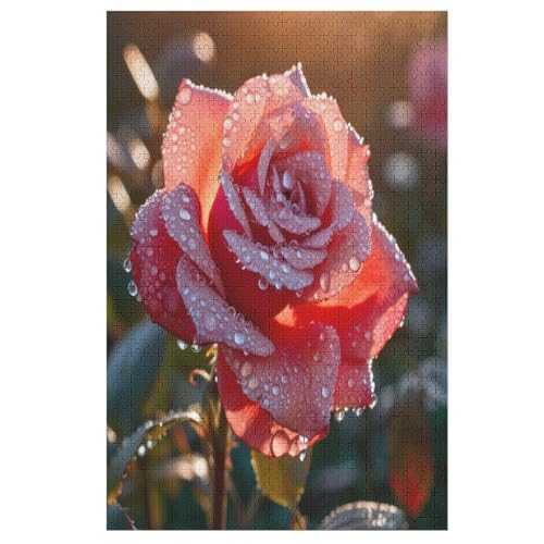 Rose Puzzles 1000 Teile Erwachsener Kniffel Spaß Für Die Ganze Familie, Holzpuzzle Kinder Erwachsene, Impossible Puzzle Schwer 78×53cm Rose Puzzles 1000 Teile Erwachsener Kniffel Spaß Für Die Ganze Familie, Holzpuzzle Kinder Erwachsene, Impossible Puzzle Schwer 78×53cm von LLXXHH