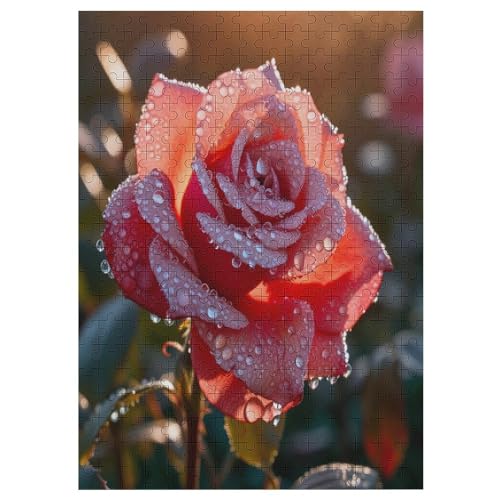 Rose-Puzzlespiel Aus Holz, 300 Puzzleteile, Kreatives Puzzle Für Teenager Und Erwachsene, Kreatives Spielzeug, Puzzles, 42×30cm Rose-Puzzlespiel Aus Holz, 300 Puzzleteile, Kreatives Puzzle Für Teenager Und Erwachsene, Kreatives Spielzeug, Puzzles, 42×30cm von LLXXHH