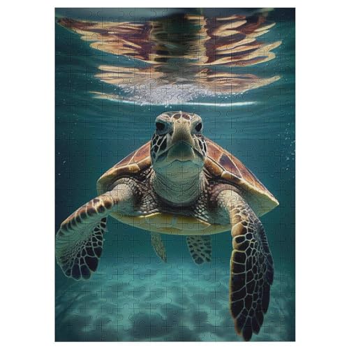 Schildkröte 300 Teile Premium-Puzzles Für Erwachsene Kinder- Holzpuzzles Spaß Und Lernspiele - Perfekte Puzzle-Geschenke 42×30cm Schildkröte 300 Teile Premium-Puzzles Für Erwachsene Kinder- Holzpuzzles Spaß Und Lernspiele - Perfekte Puzzle-Geschenke 42×30cm von LLXXHH