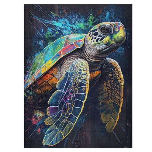Schildkröte 500 Teile Puzzles Für Erwachsene Holzpuzzle Familienpuzzlespiel Stressabbau-Puzzle Für Erwachsene Kinder Ab 12 Jahren 55×41cm Schildkröte 500 Teile Puzzles Für Erwachsene Holzpuzzle Familienpuzzlespiel Stressabbau-Puzzle Für Erwachsene Kinder Ab 12 Jahren 55×41cm von LLXXHH