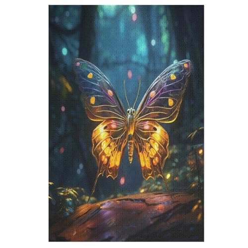 Schmetterling Puzzle 1000 Teile, Holzpuzzle Herausforderndes Geschicklichkeitsspiel Für Die Ganze Familie, Kinder Erwachsenenpuzzle Ab 12 Jahren 78×53cm Schmetterling Puzzle 1000 Teile, Holzpuzzle Herausforderndes Geschicklichkeitsspiel Für Die Ganze Familie, Kinder Erwachsenenpuzzle Ab 12 Jahren 78×53cm von LLXXHH