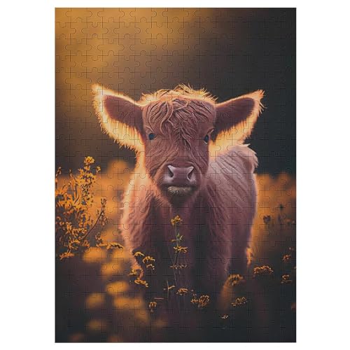 Scottish Highland Kuhs Puzzle Für Erwachsene 300 Teile Lernspielzeug, Familienspiele Kinder Holzpuzzle 42×30cm Scottish Highland Kuhs Puzzle Für Erwachsene 300 Teile Lernspielzeug, Familienspiele Kinder Holzpuzzle 42×30cm von LLXXHH