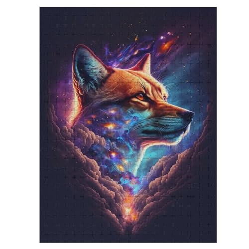 Star Fuchs 500 Teile Holzpuzzle,einzigartiges Puzzle, Geschenk Für Erwachsene,Familienspiel,Herausforderungsaktivität,55×41cm Star Fuchs 500 Teile Holzpuzzle,einzigartiges Puzzle, Geschenk Für Erwachsene,Familienspiel,Herausforderungsaktivität,55×41cm von LLXXHH